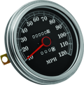 Bikers Choice Blk Face Speedo W/Dome Gls 490043