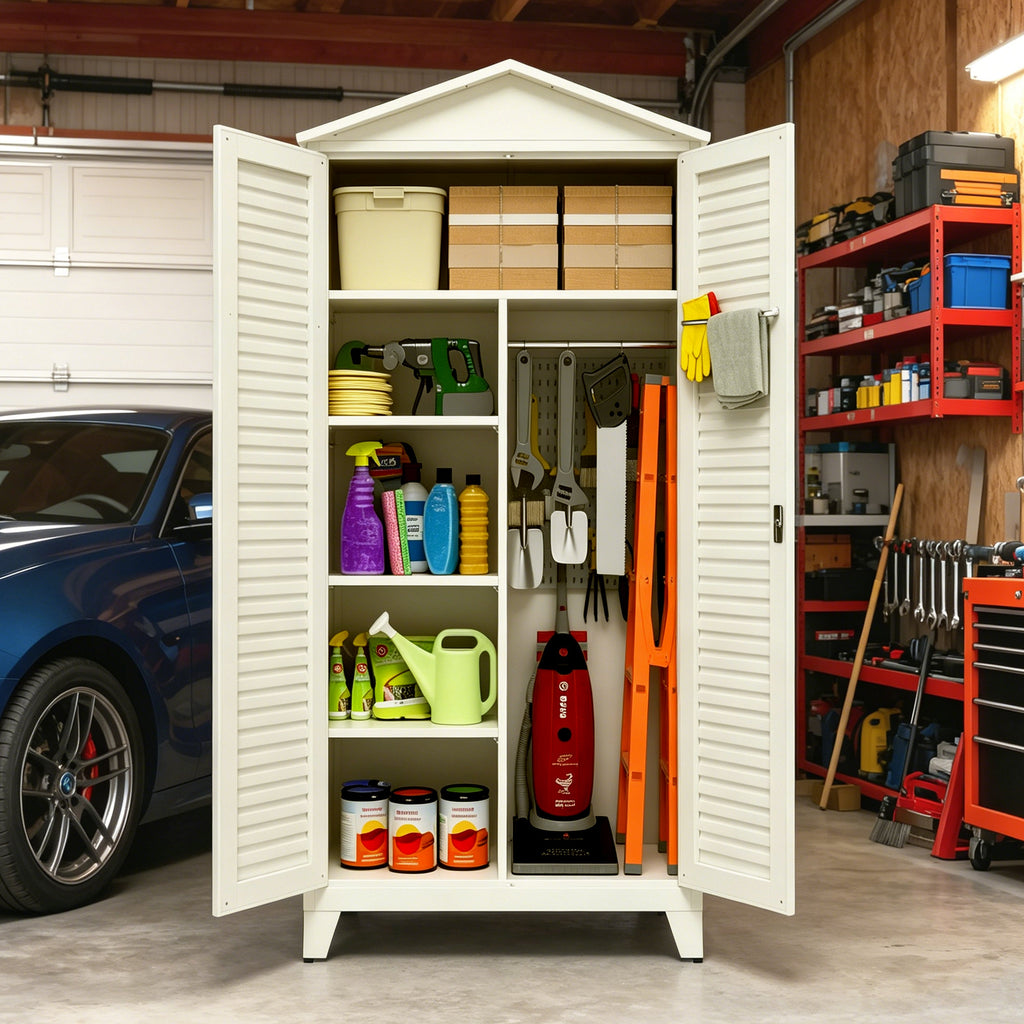 Spire79.1'' Tall Metal Tool Storage Cabinet