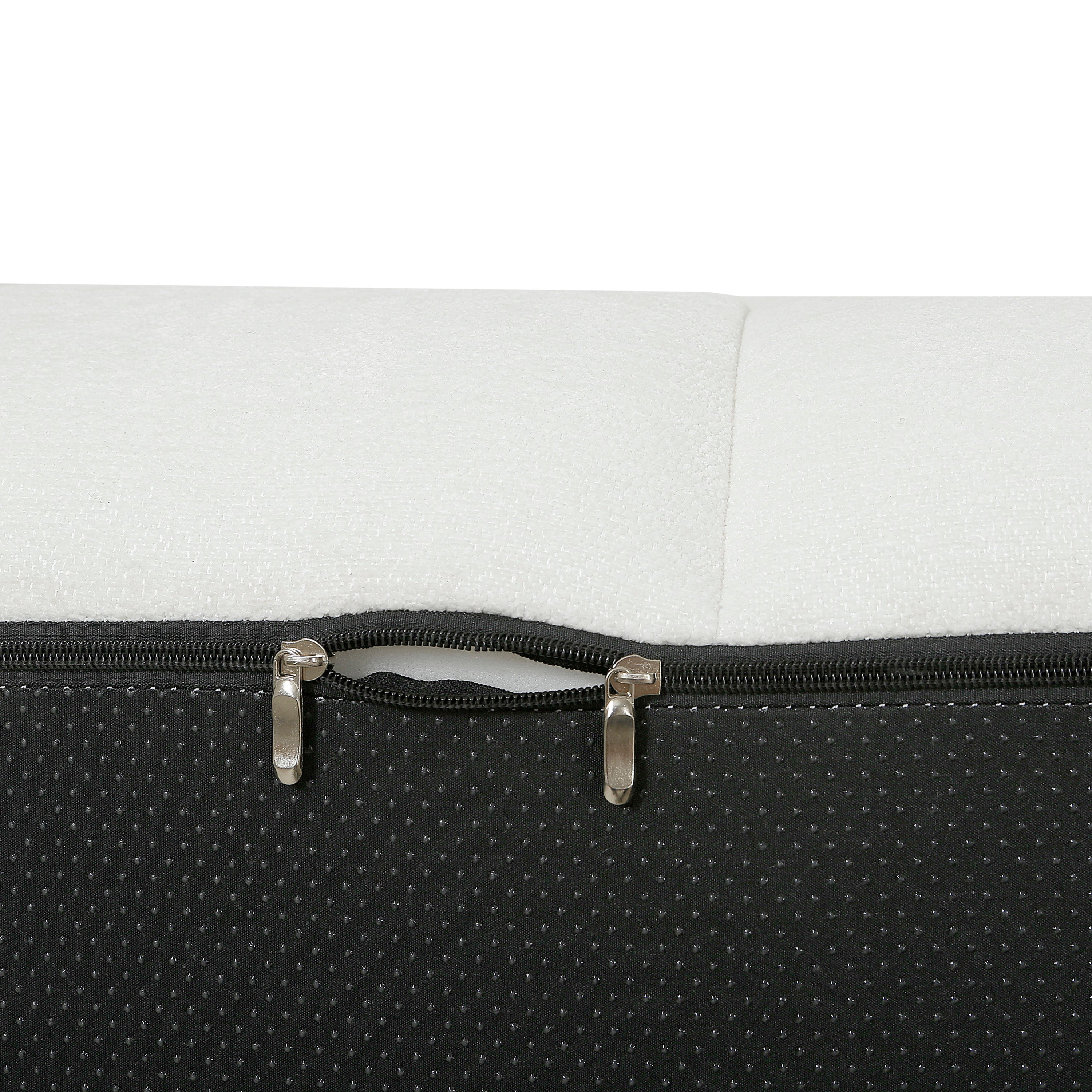 122" Modern L-Shaped Sectional Sofa with Chaise Lounge
