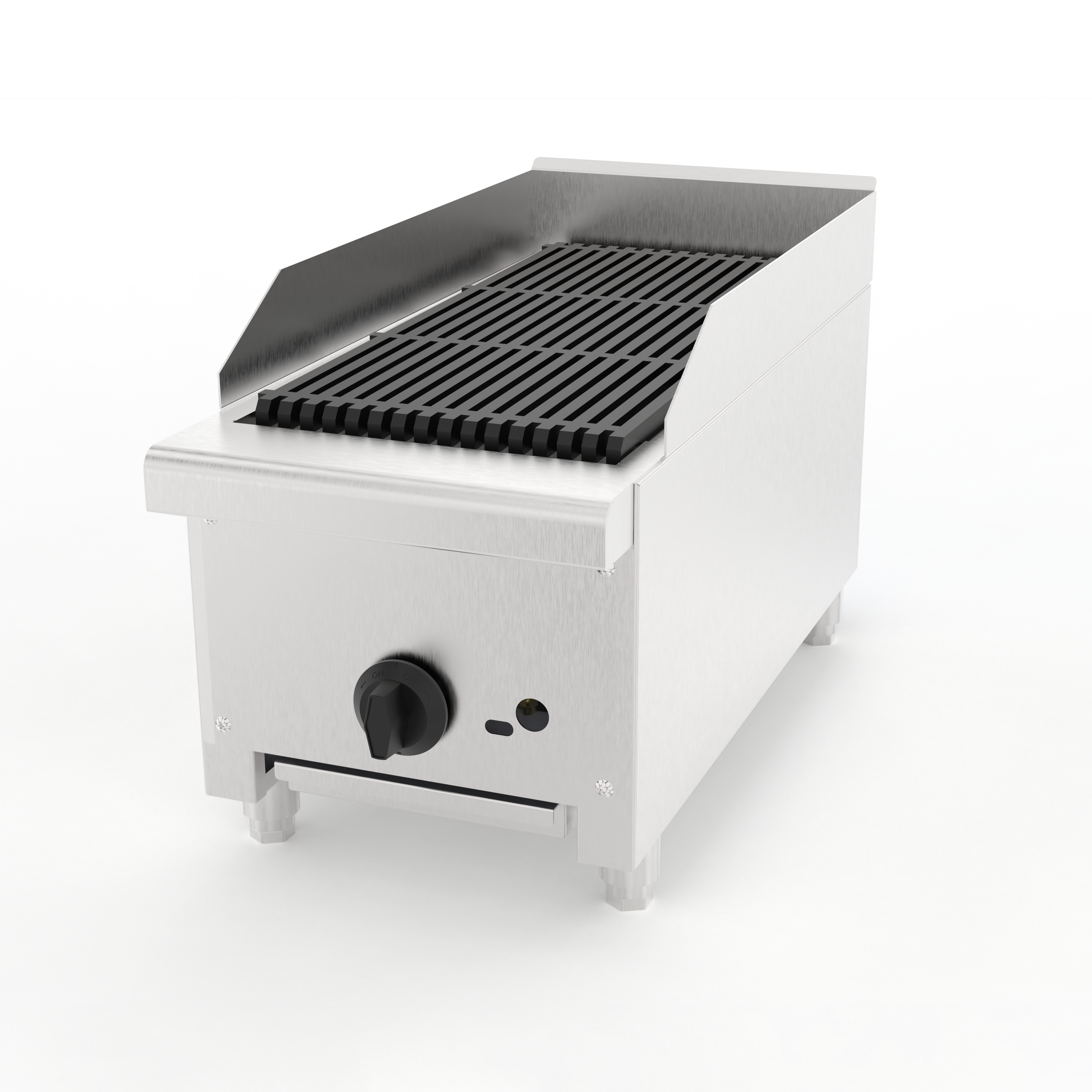 12 Inch Commercial Gas Lava Rock Charbroiler