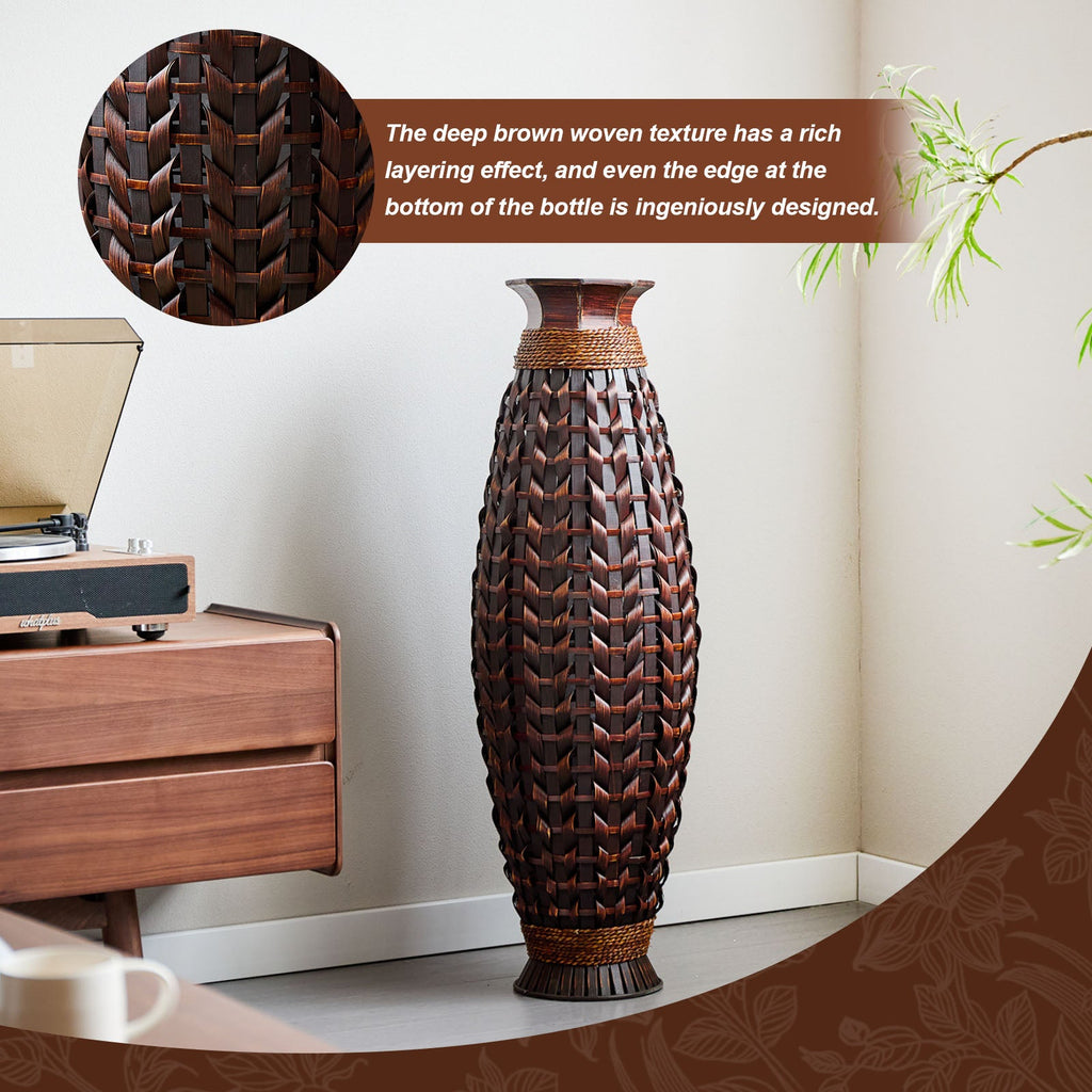 Handwoven Bamboo Vase