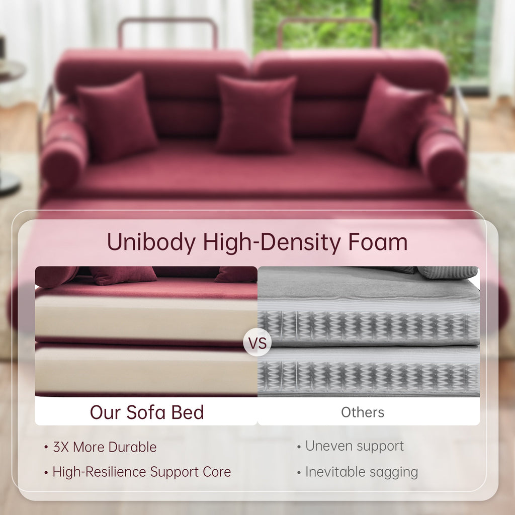 Convertible L-Shaped Sectional Sofa Bed