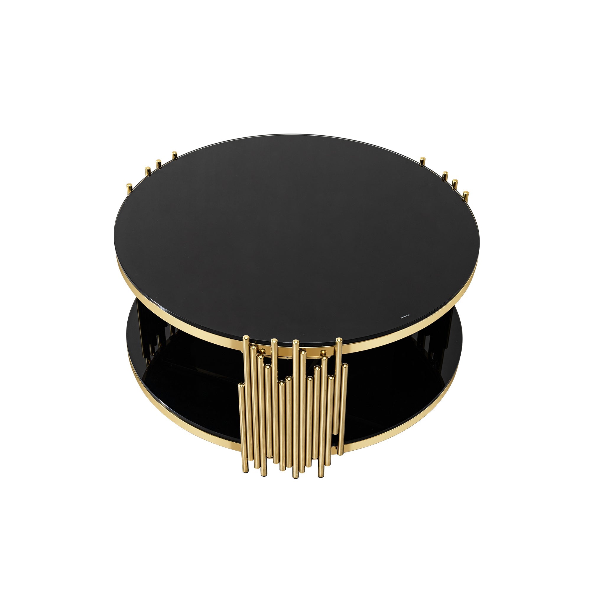 Modern Coffee Table - Double-Layer Tempered