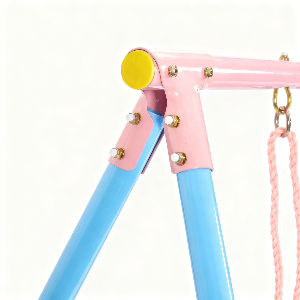 XNS107 Two Swing Set with Slide