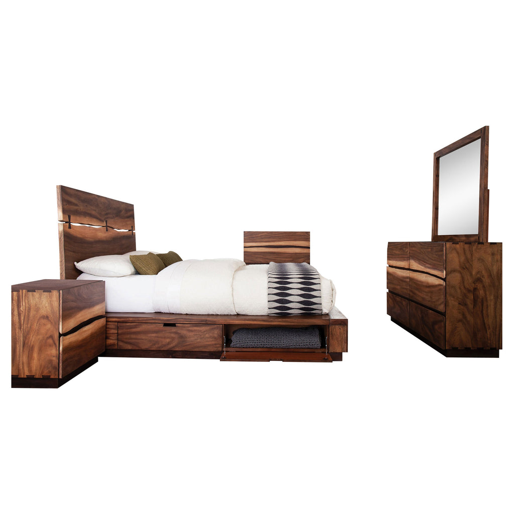 Beverly Smokey Bedroom Set