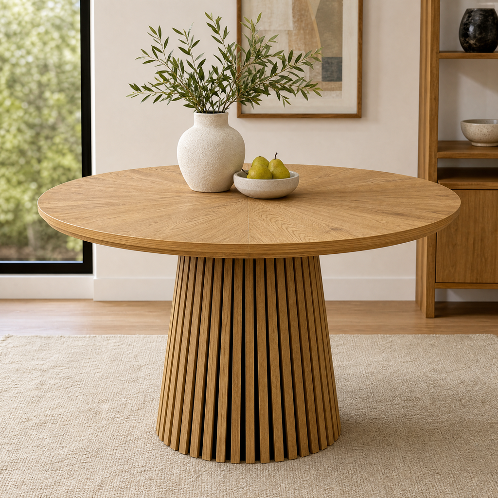 47.24" Oval Wooden Dining Table