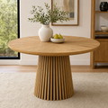 47.24" Oval Wooden Dining Table