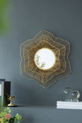D27x2.4" Metal Mirror – Wall Mounted Decor
