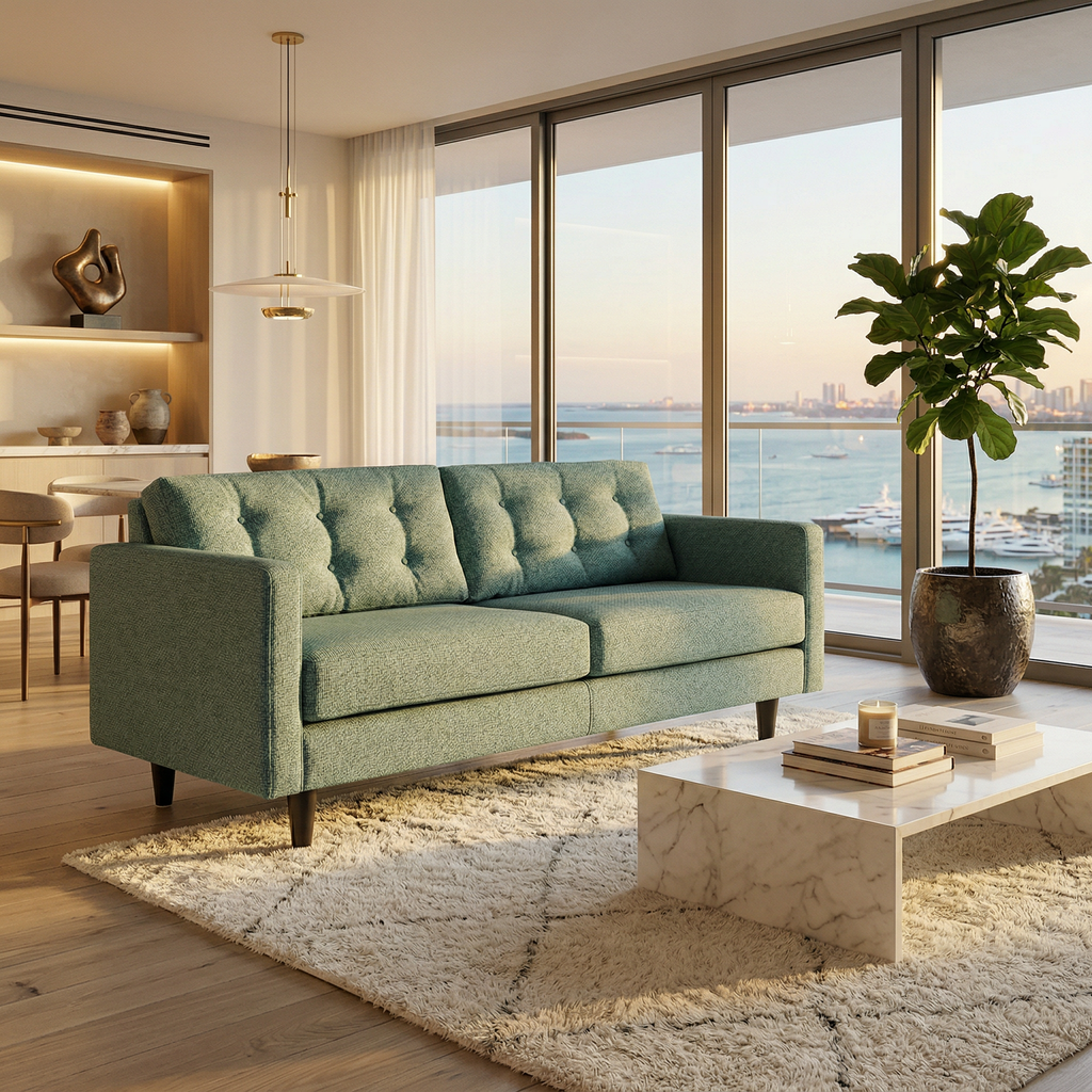 Talmadge Sofa – Made in USA, Custom Fabric Options