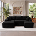 106.3" U-Shaped Cloud Sectional Sofa