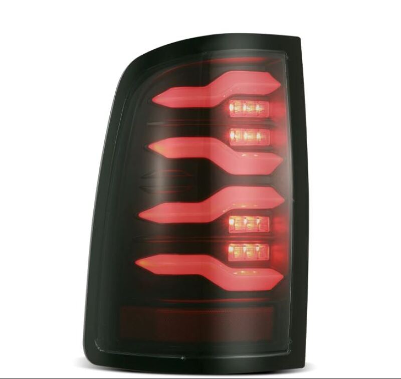 AlphaRex 09-18 Dodge Ram Luxx-Series LED Tail Lights Alpha-Black w/ Activation Light & Seq. Signal 640003 *Discontinued