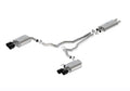 Ford Racing 2024 Mustang 5.0L Touring Non-Active Cat-Back Exhaust w/GT Valance - Black Tip M-5200-M5TBV