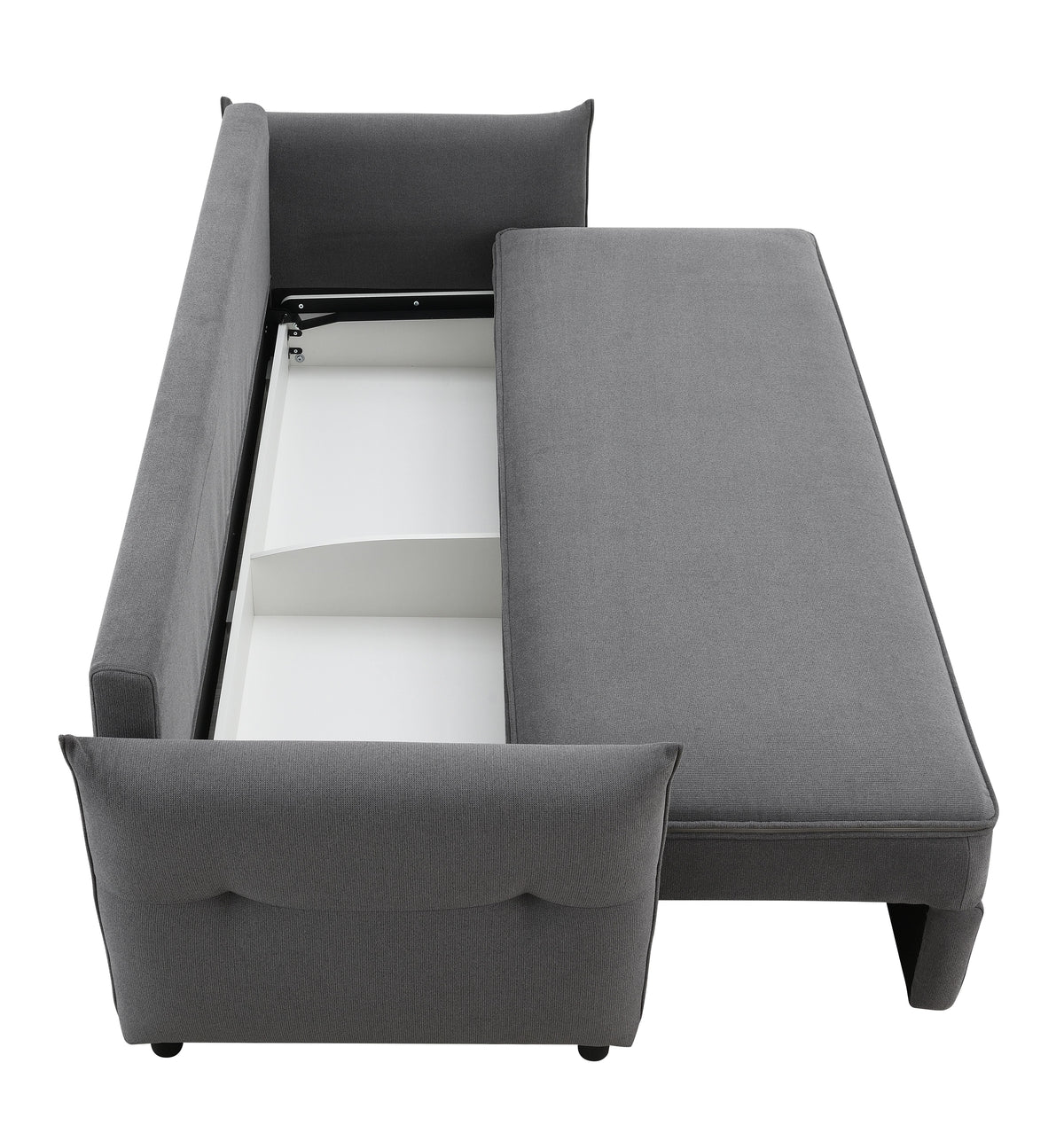 Irina Pull-Out Fabric Sleep With Storage