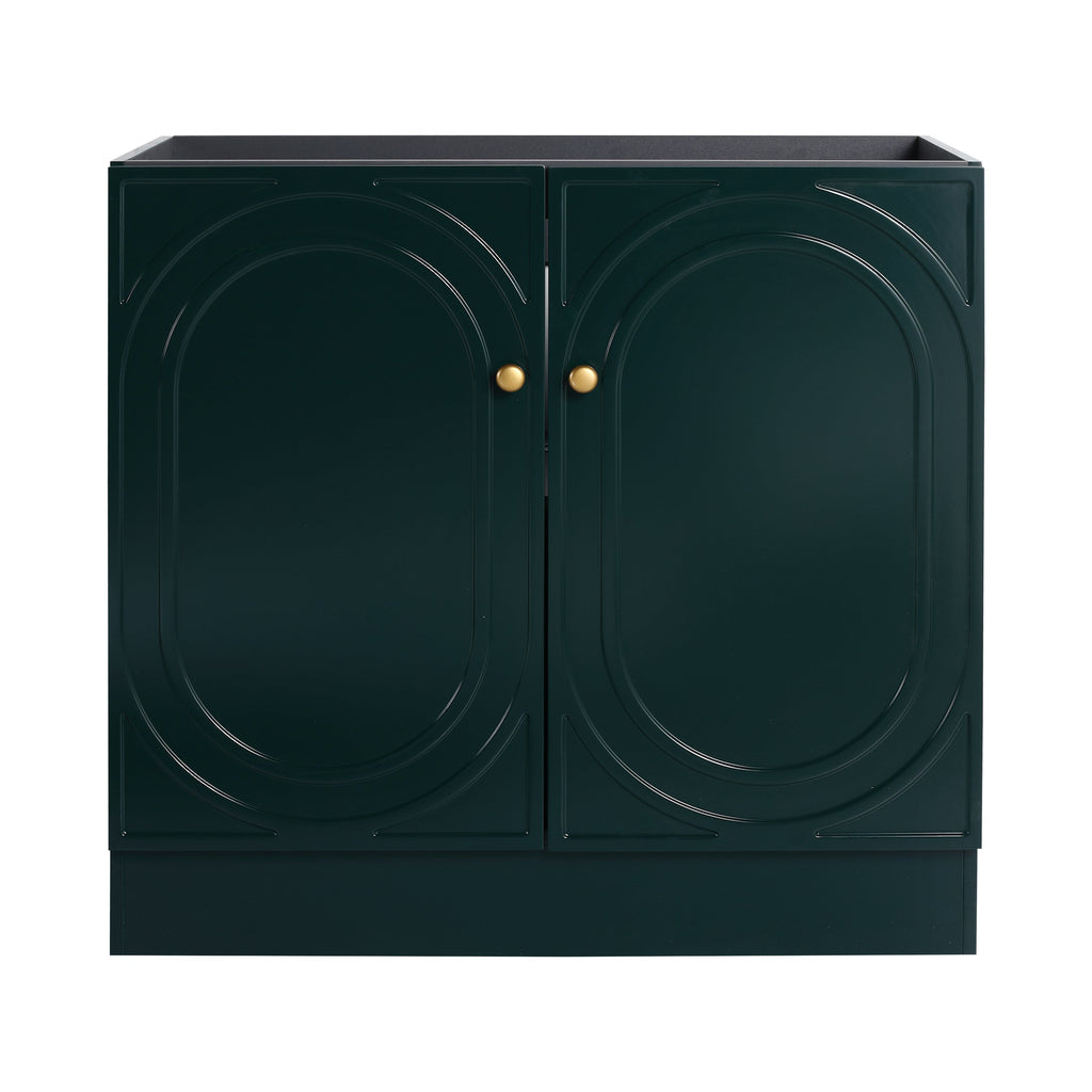 36" Freestanding Bathroom Vanity with 2 Soft-Close Cabinet Doors