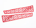 Agency Power Aluminum Side Vent Covers Red Polaris RZR 1000 RZR XP Turbo 14-18 AP-RZR-650-RD