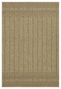 Earth GC_NTL1009 Jute/Mocha 5 ft. 3 in. x 7 ft. 3 in. Indoor/Outdoor Area Rug