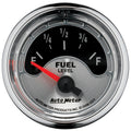 Autometer American Muscle 52mm 240E to 33F Electronic Fuel Level Gauge 1217