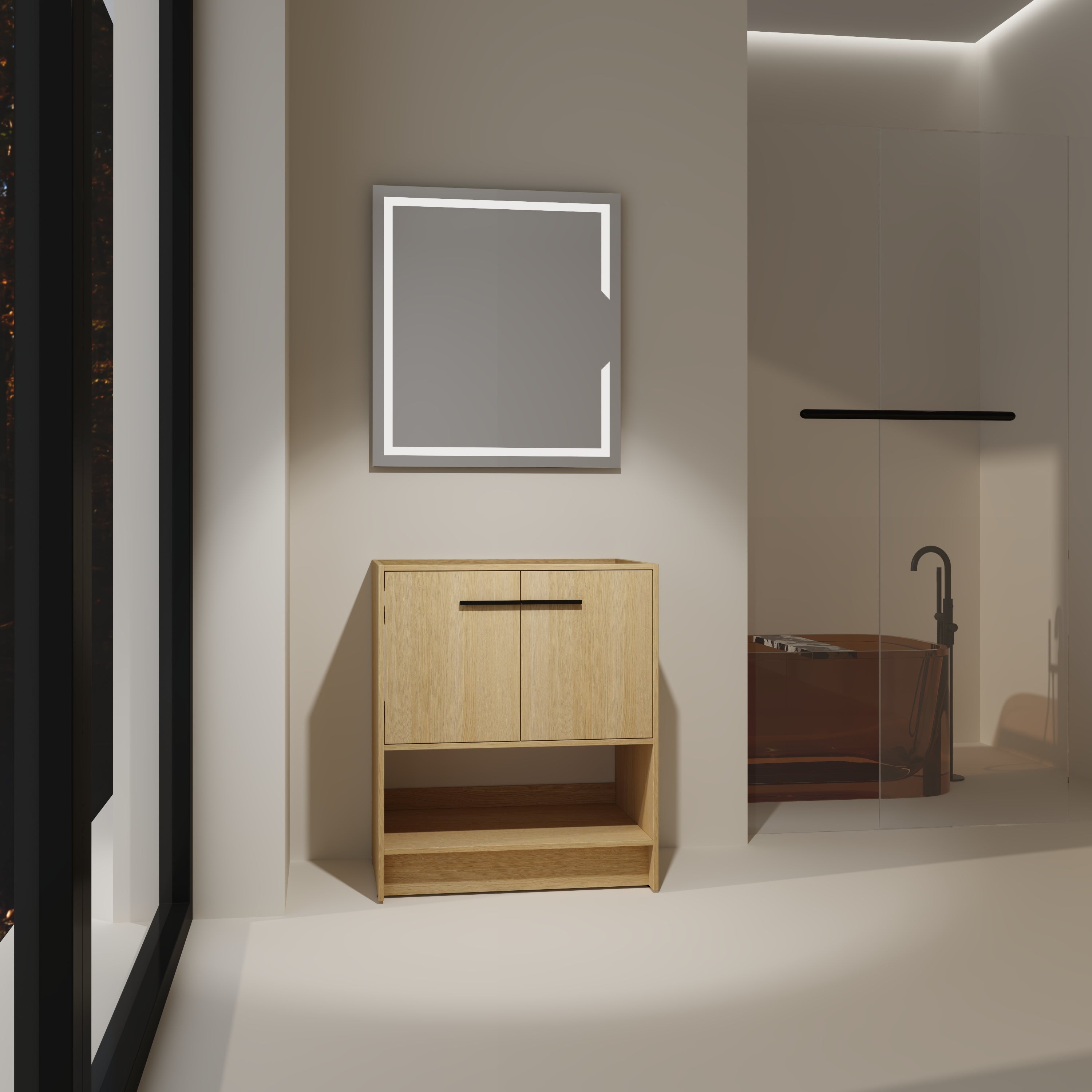 30" Bathroom Vanity with 2 Doors