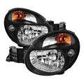 SPYDER Xtune Sabaru Impreza / Outback / Wrx 02-03 Crystal Headlights Black HD-JH-SI02-BK 9028151