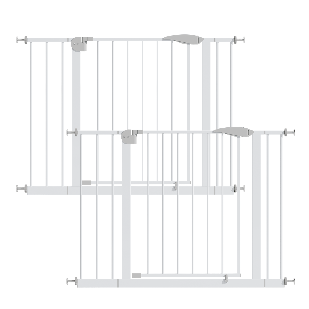 2 Pack 29.5-44.1" Wide Baby Gate for Stairs