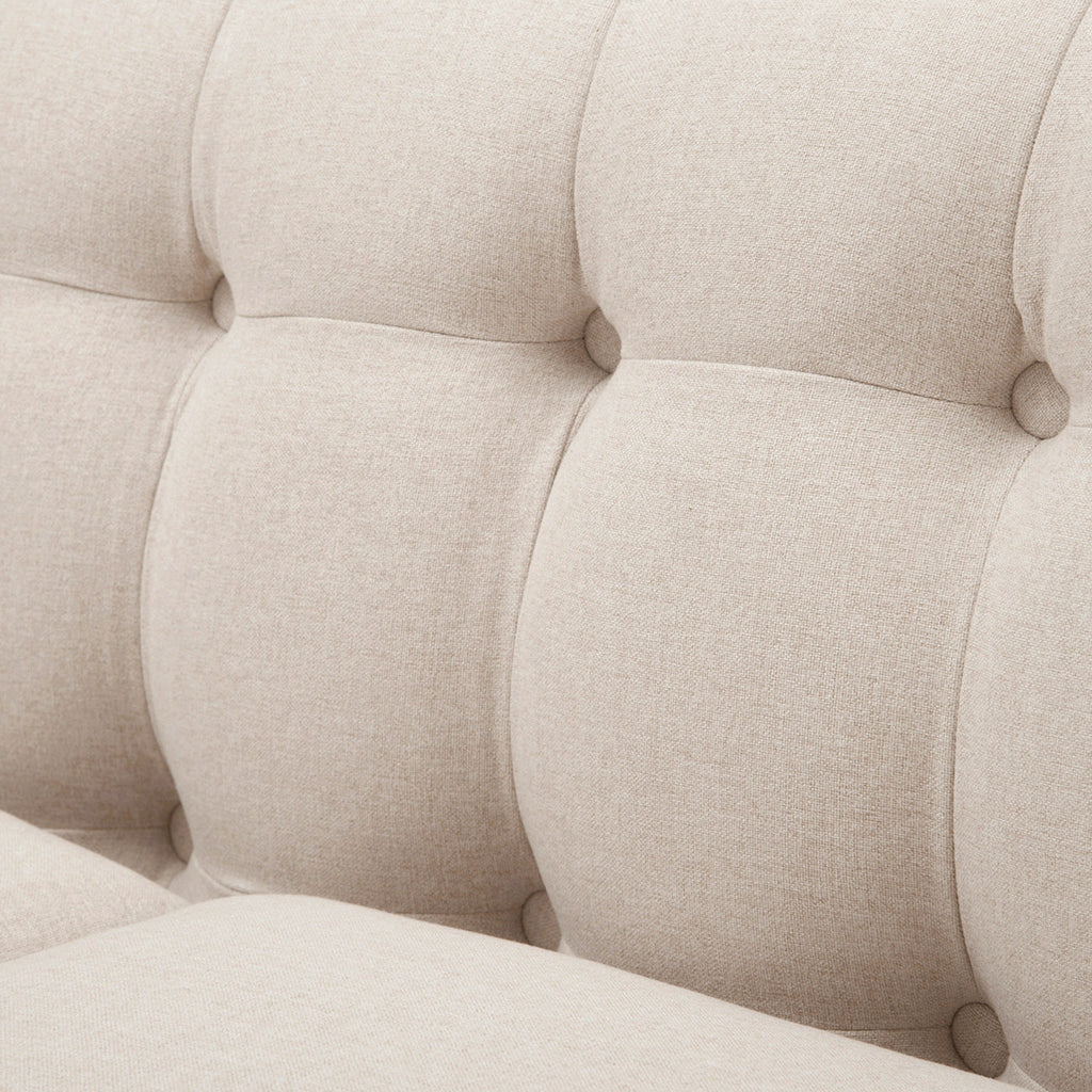 Jack 84" Modern Tuxedo Tufted Sofa, Sky Neutral