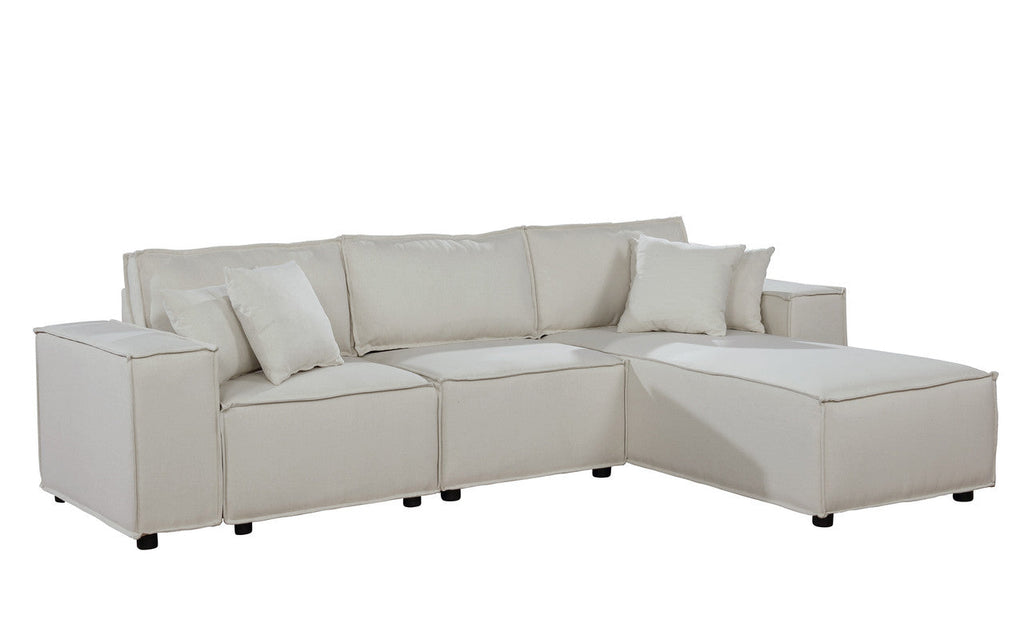 Harvey 104" Sofa with Reversible Chaise