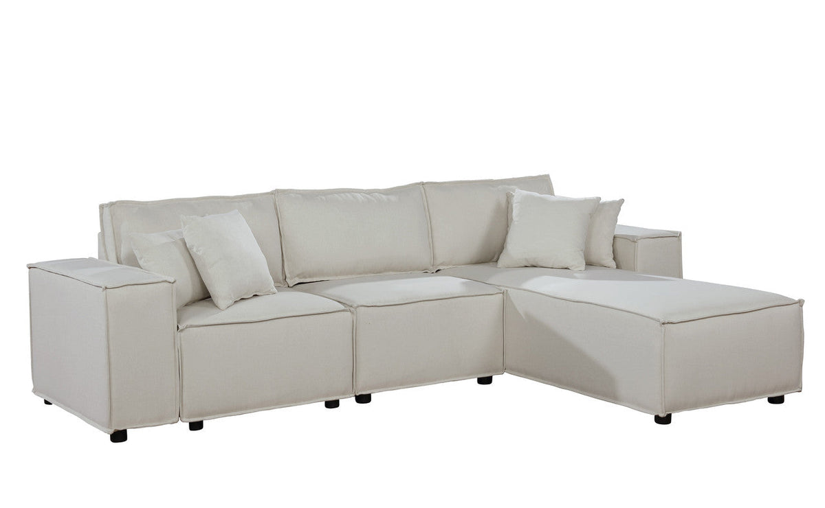 Harvey 104" Sofa with Reversible Chaise