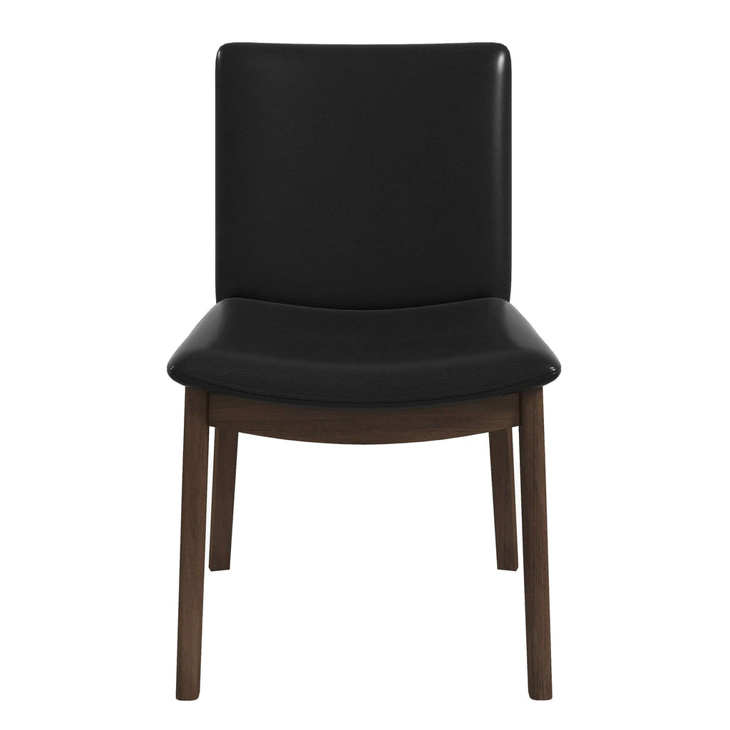Laura Mid-Century Modern Solid Wood Dining Chair Set of 2