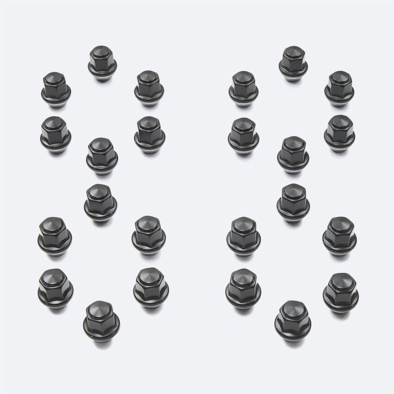Ford Racing M14 x 1.5 Black Lug Nut - Set of 24 M-1012K-F15B