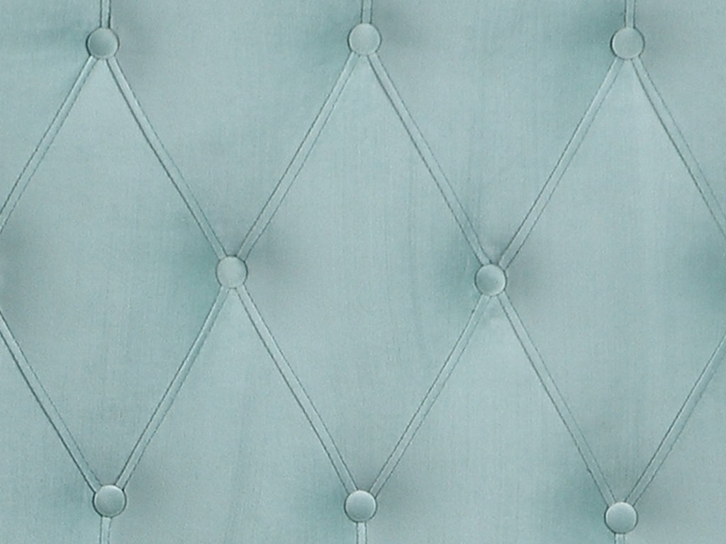 Blue Twin Upholstered Bed