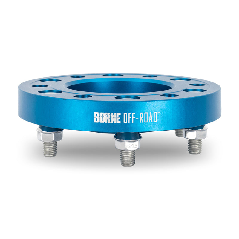 Borne Off-Road Wheel Spacers 5x150 110.1 25 M14 Blue BNWS-010-250BL