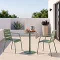 Verve 3-Piece Outdoor Bistro Set - Matte Dark