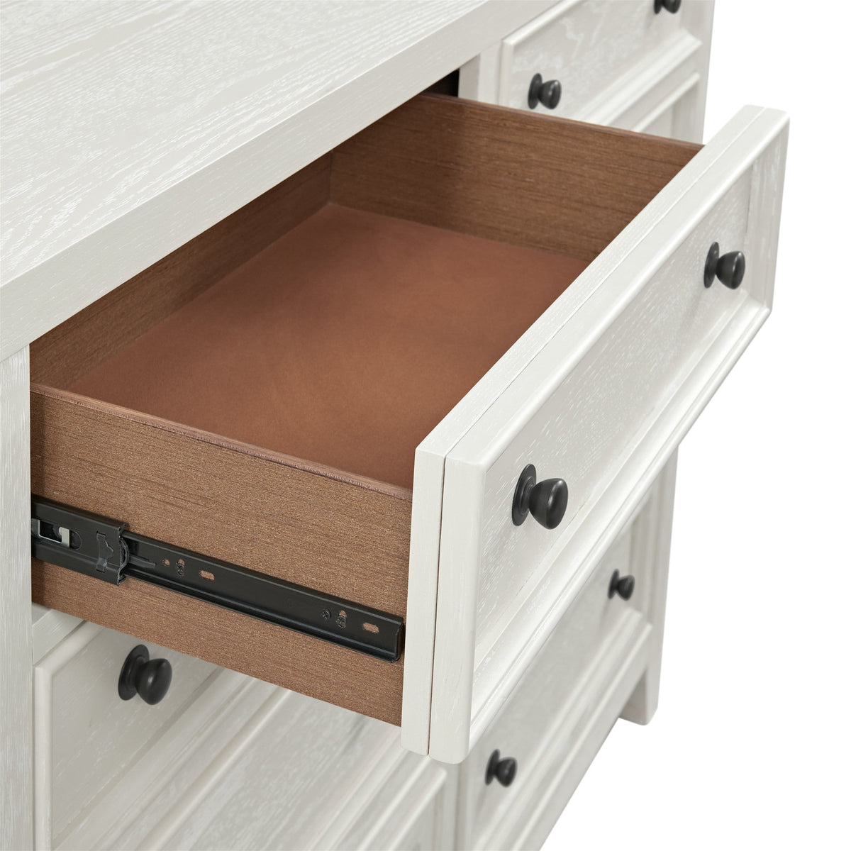 Gypsum Whitewash 8-Drawer Dresser
