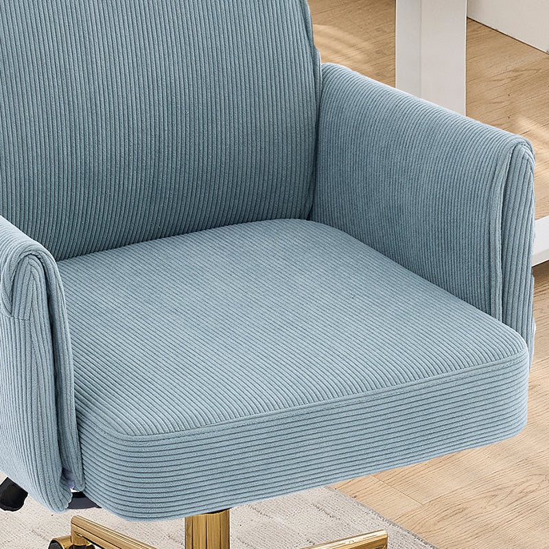 Mid-back Liftable Office Chair in Striped Fabric