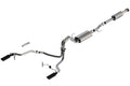 Borla F-150 2021 3.3L CC SB EC STB XL/XLT/Lariat/KR/Plnm/LTD 3/2.25 SRE Cat-Back ATAK Black CHR Tips 140879BC