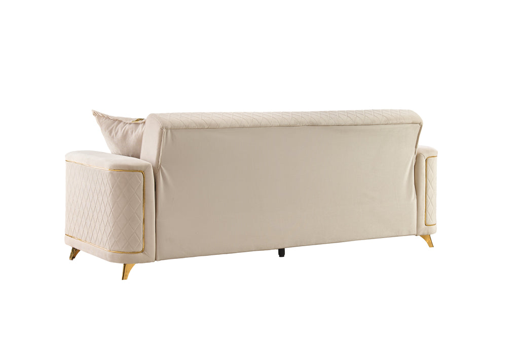 Lisa Modern Sofa in Copper