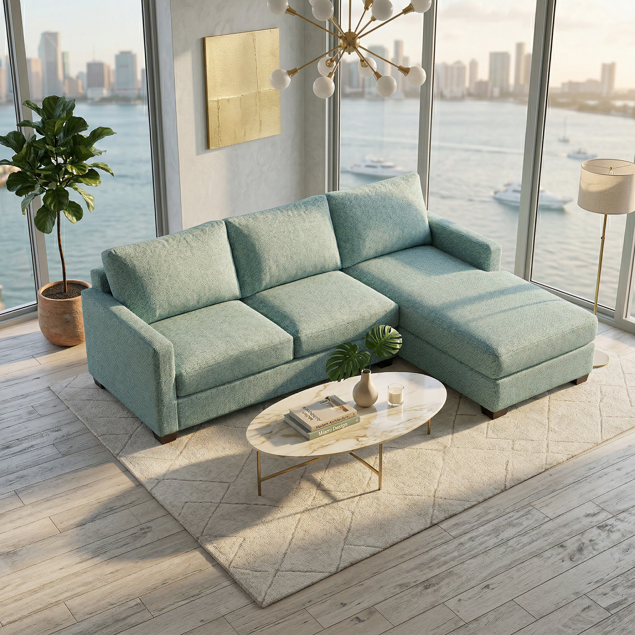 Modena Sectional – Custom Fabric Options