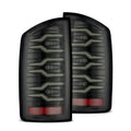 AlphaRex 02-06 Dodge Ram1500/03-06 Dodge Ram 2500/3500 Truck LUXX-Series LED Tail Lights Alpha-Black 641020 *Discontinued
