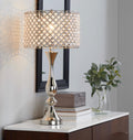 Topaz 27" Contemporary Metal Table Lamp