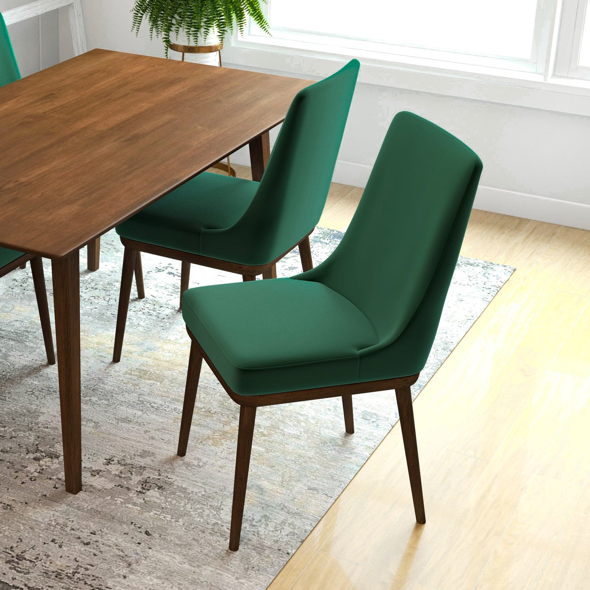 Fast Delivery Kate Mid-Century Modern Dining Chair Set of 2