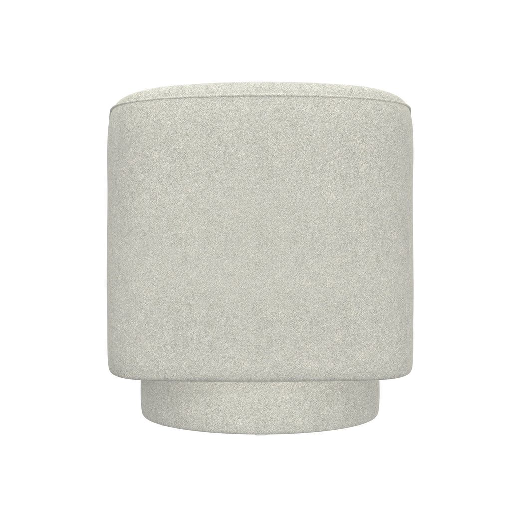 White Swivel Accent Chair