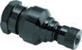 BikeMaster Valve Stem Aluminum 8.3mm Pair - Black 151978