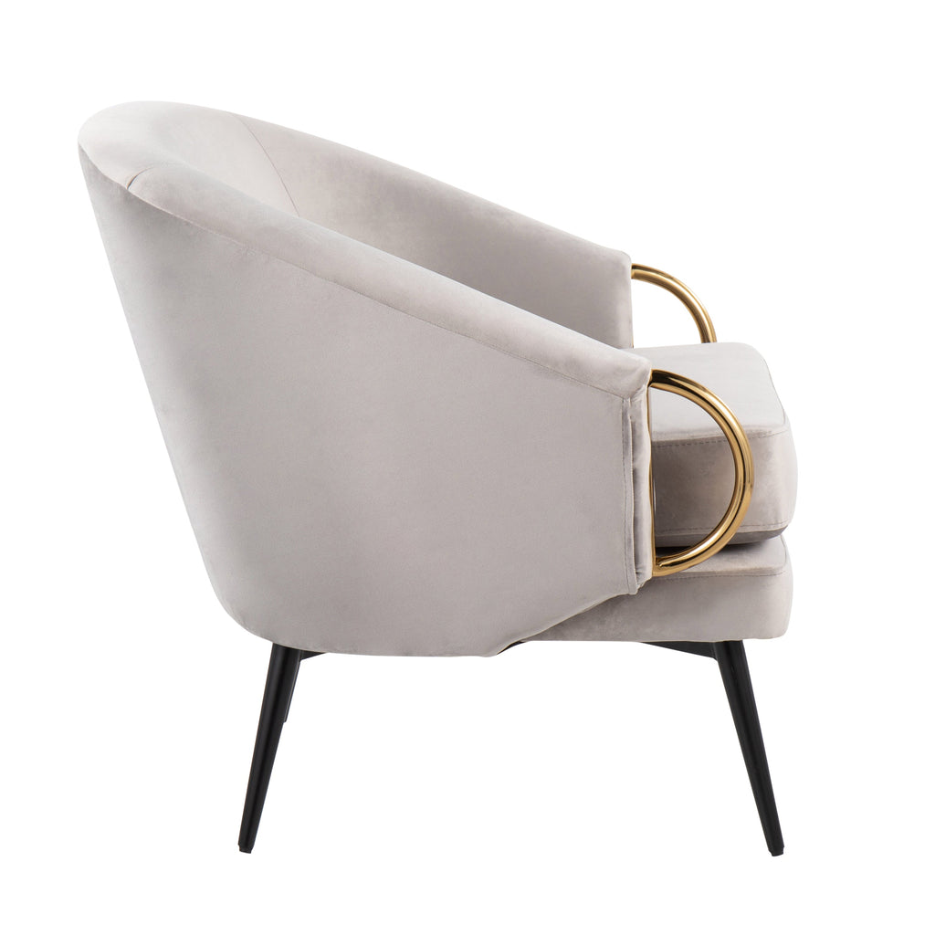 Claire Contemporary Glam Accent Chair