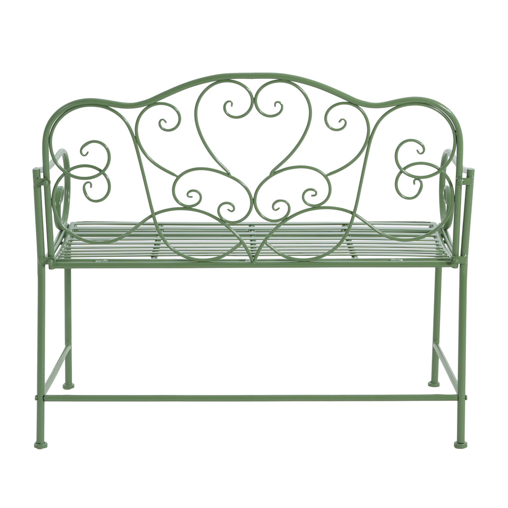 Outdoor Garden Bench - Green