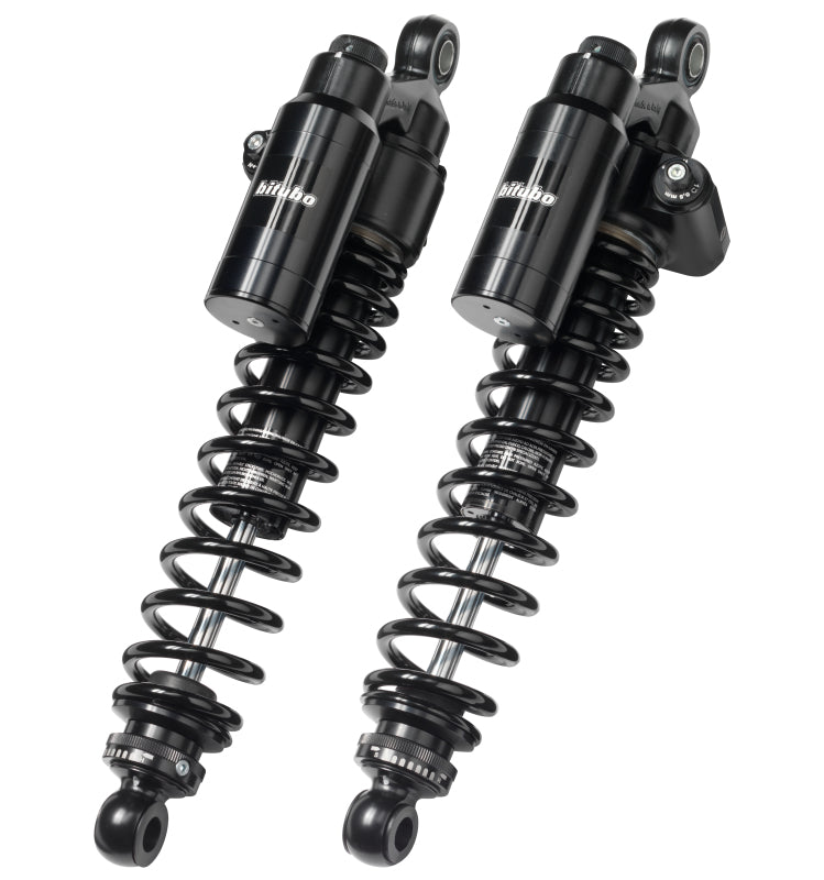 Bitubo Suspension Bitubo WMT2 Twinshocks Adj.: Spring Prld, Reb, Comp, Lgth 341mm,Std -10mm, Piggyback Tnk,Dk Edition T0030WMTD2V2