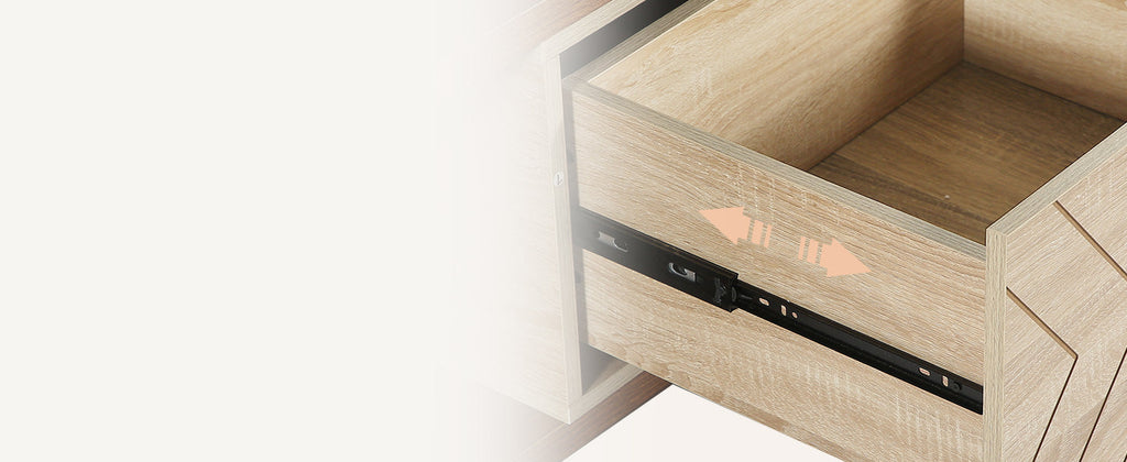 42.13" Extendable Coffee Table with Storage Drawers