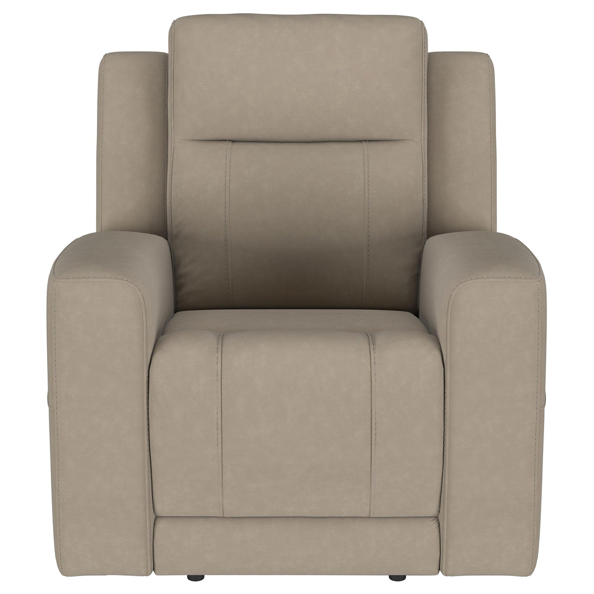 Slater Taupe Upholstered Recliner