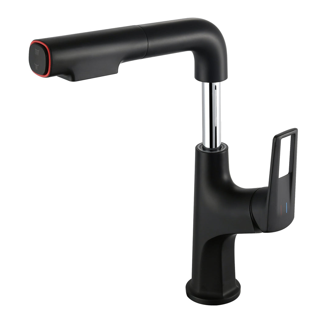 Matte Black Bathroom Sink Faucet