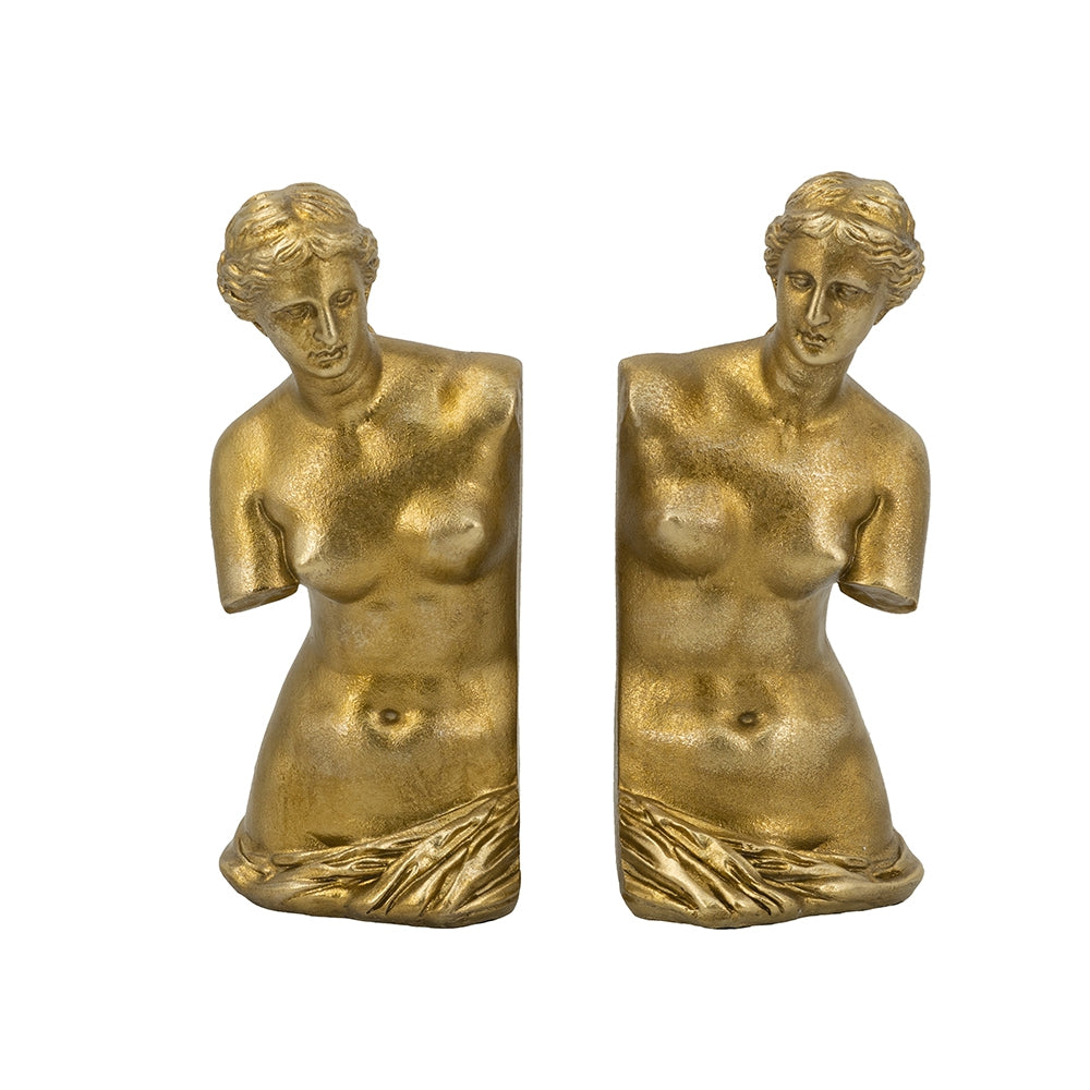 Set of 2 Venus de Milo Bust Bookends