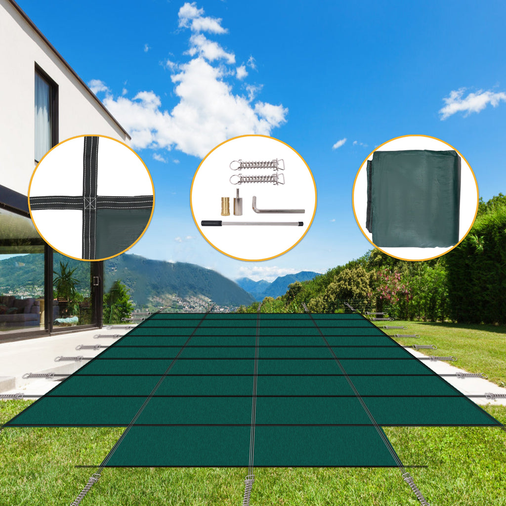 Pool Safety Cover for 20x40ft Rectangular Inground Pools